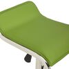 vidaXL Tabourets de bar lot de 2 vert tissu et bois courbé