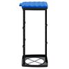 vidaXL Porte-sacs poubelles 2 pcs noir et bleu 60 L PP