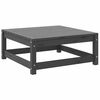 vidaXL Salon de jardin 2 pcs gris bois de pin massif