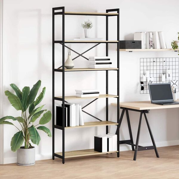 vidaXL &Eacute;tag&egrave;re Ch&ecirc;ne Sonoma 40 x 30 x 85 cm Bois d'ing&eacute;nierie