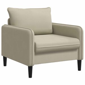 vidaXL Fauteuil XL Sable Velours