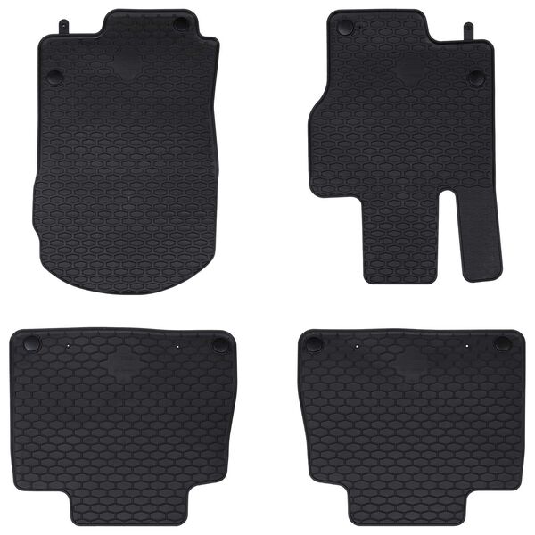 vidaXL Tapis de voiture 4 pcs Noir adapt&eacute; pour MB GLE , GLS 2019-