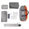 vidaXL Tente de voiture gris et orange imperméable