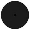 vidaXL Tapis de saut Tissu Noir pour trampoline rond de 3,96 m