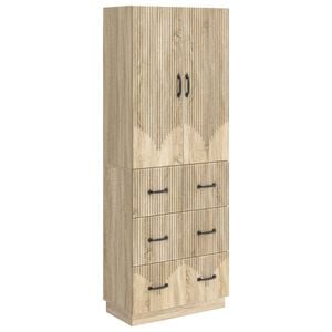vidaXL Ensemble de Meubles 2 pc 66 x 34,5 x 87 cm Bois d'ing&eacute;nierie