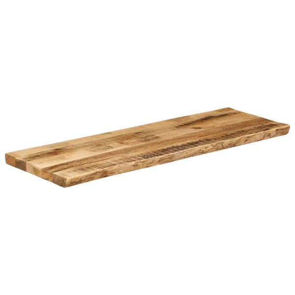 vidaXL Dessus de table bord vivant 140x40x3,8 cm bois de manguier brut