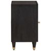 vidaXL Cabinet de salle de bain avec stockage Noir 38 x 33 x 58 cm
