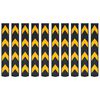 vidaXL Corni&egrave;re de protection r&eacute;fl&eacute;chissante 10 pcs Caoutchouc 80 cm
