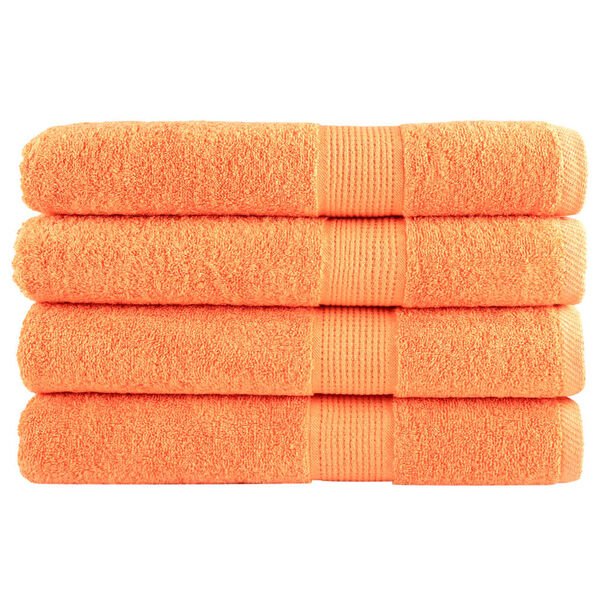 vidaXL Serviettes de sauna de qualité supérieure SOLUND 4 pcs orange