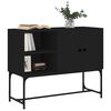 vidaXL Buffet noir 100x40x79,5 cm bois d'ing&eacute;nierie
