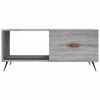 vidaXL Table basse sonoma gris 90x50x40 cm bois d'ing&eacute;nierie