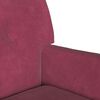 vidaXL Banc Chesterfield Bordeaux 112 x 65.5 x 75 cm Velours