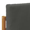 vidaXL Ensemble de canap&eacute;s d'ext&eacute;rieur 9 pcs Naturel et Anthracite