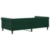 vidaXL Lit de repos sans matelas vert fonc&eacute; 100x200 cm velours