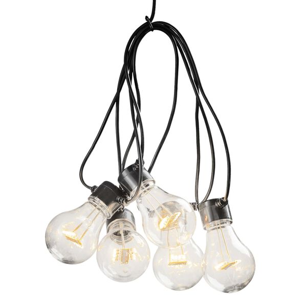 KONSTSMIDE Guirlande lumineuse avec 10 ampoules transparentes