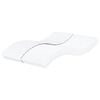 vidaXL Matelas en mousse blanc 160x210 cm duret&eacute; H2 H3