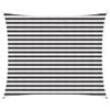 vidaXL Voile d'ombre Anthracite et blanc 2,5 x 4 m HDPE