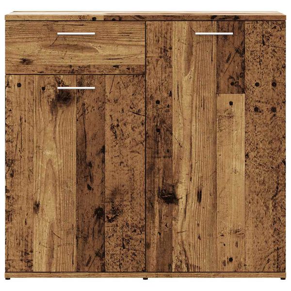 vidaXL Buffet vieux bois 80x36x75 cm bois d'ingénierie