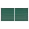 vidaXL Lit surélevé de jardin Acier galvanisé 160x40x77 cm Vert