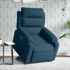 vidaXL Fauteuil inclinable bleu velours