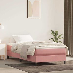 vidaXL Matelas &agrave; ressorts ensach&eacute;s 80 x 160 cm Rose