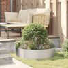 vidaXL Pots de jardin 5 pcs Argent 80 x 80 x 20 cm Acier inoxydable