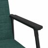 vidaXL fauteuil Vert foncé 59 x 75 x 78 cm tissu