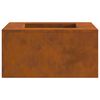 vidaXL Braise Marron 60 x 60 x 30 cm Acier