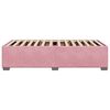 vidaXL Cadre de lit sans matelas rose 90x200 cm velours
