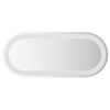 vidaXL Miroir de salle de bain &agrave; LED 70x30 cm ovale