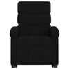 vidaXL Fauteuil de massage inclinable Noir Tissu