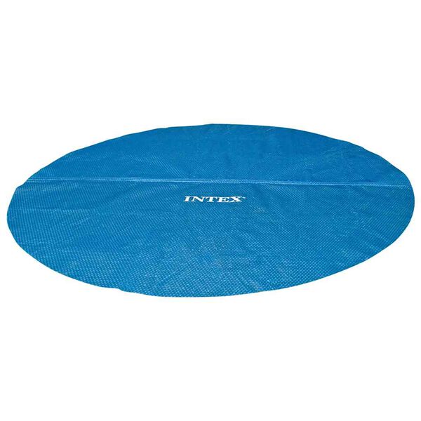 Intex Couverture solaire de piscine bleu 470 cm polyéthylène