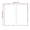 vidaXL B&acirc;che avec &oelig;illets Transparent 4 x 8 m Poly&eacute;thyl&egrave;ne