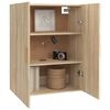 vidaXL Armoire murale suspendue Chêne sonoma 69,5x34x90 cm
