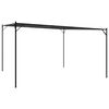 vidaXL Belv&eacute;d&egrave;re anthracite 4x4 m 180 g/m&sup2; tissu et acier