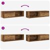 vidaXL Meubles TV 2 pcs vieux bois 100x31x25,5 cm bois d'ingénierie