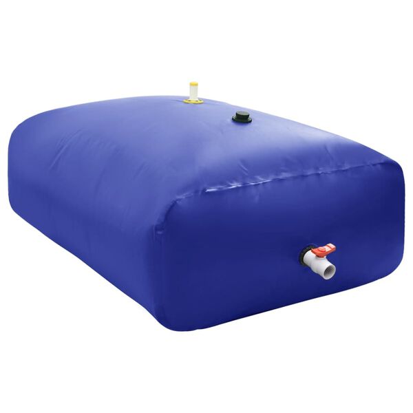 vidaXL R&eacute;servoir d'eau avec robinet pliable 5000 L PVC