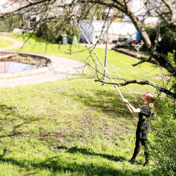 GR&Uuml;NTEK T&ecirc;te d'&eacute;lagage t&eacute;lescopique SWAN 310 mm