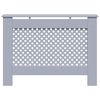 vidaXL Cache-radiateur anthracite 112x19x81,5 cm MDF