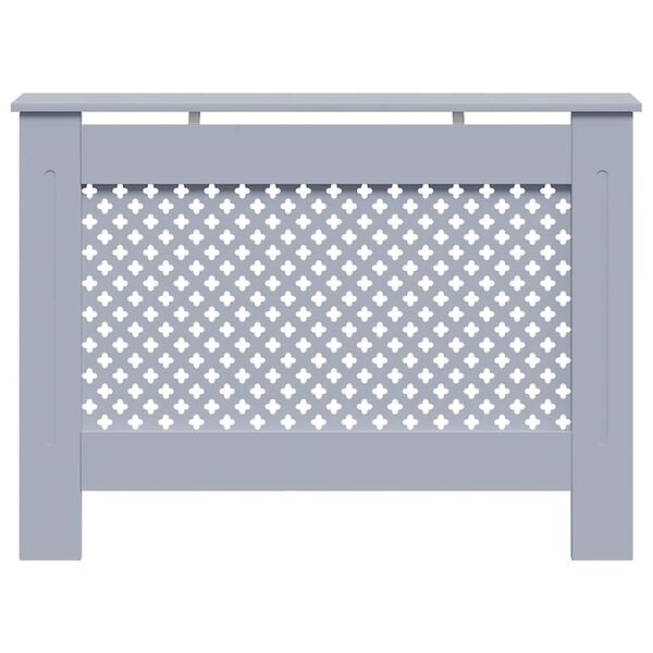 vidaXL Cache-radiateur anthracite 112x19x81,5 cm MDF