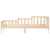 vidaXL Lit de jour sans matelas 90x190 cm bois de pin massif