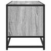 vidaXL Meuble TV sonoma gris 80x34,5x40 cm bois d'ing&eacute;nierie et m&eacute;tal