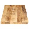 vidaXL Dessus de table bord vivant 80x40x2,5 cm bois de manguier brut
