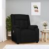 vidaXL Fauteuil de massage Noir Tissu