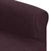 vidaXL Fauteuil de massage Violet Tissu