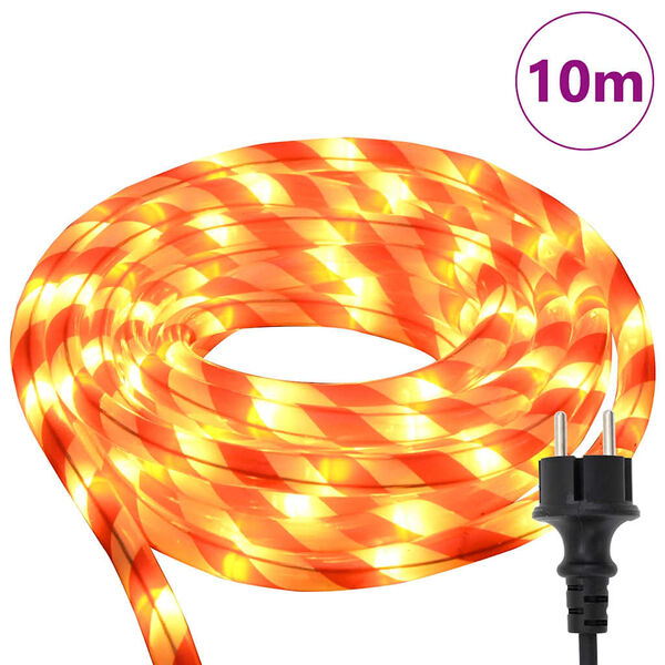 vidaXL Lumi&egrave;re en corde avec 240 LED Blanc chaud 10 m PVC