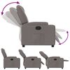 vidaXL Fauteuil inclinable Taupe Tissu