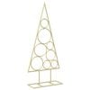 vidaXL Sapin de No&euml;l en m&eacute;tal avec support circulaire KUOPIO 60 cm