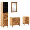 vidaXL Ensemble de Meubles de Salle de Bain avec tiroir 4 pcs