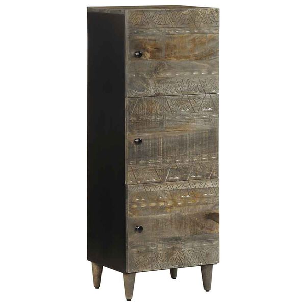 vidaXL Buffet 40x33x110 cm bois de manguier massif
